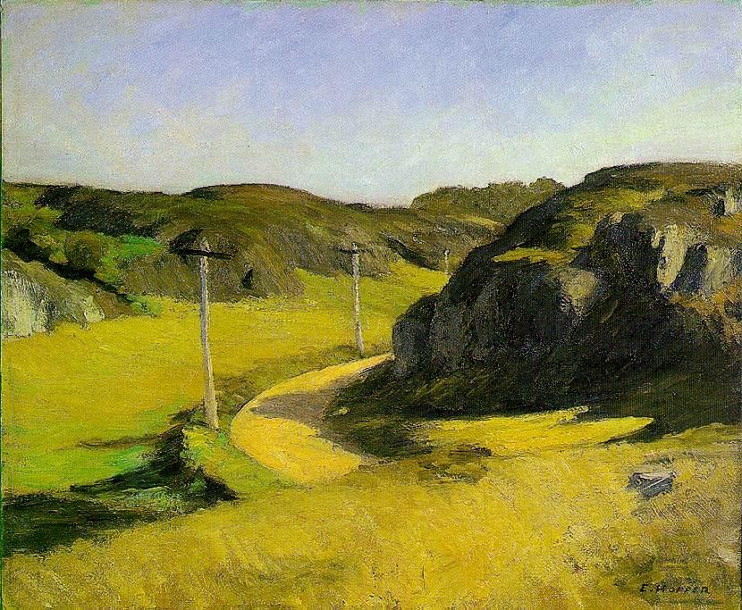 Camino En Maine — Edward Hopper