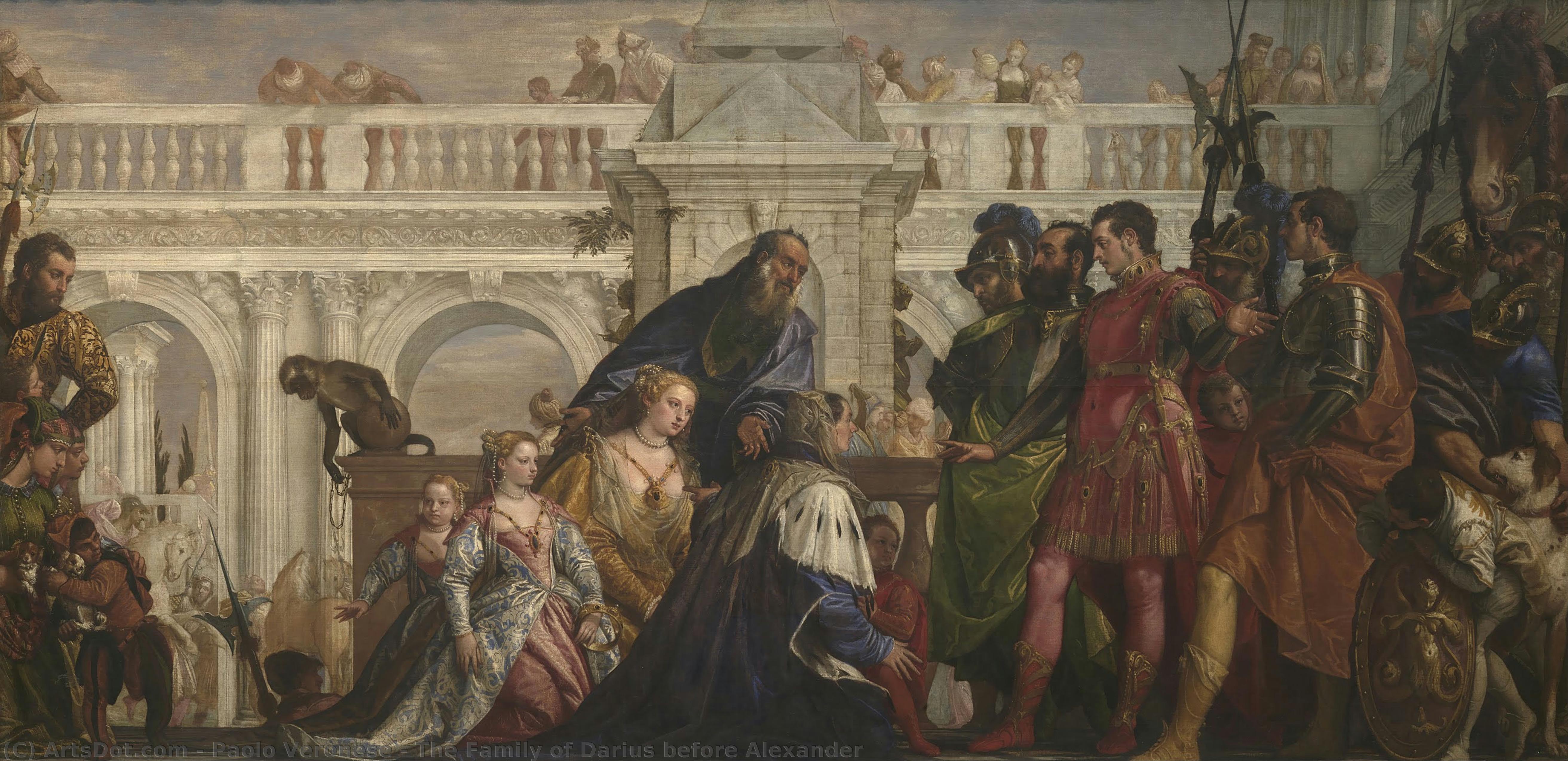 Die Familie Des Darius Vor Alexander — Paolo Veronese