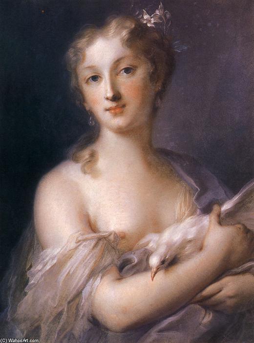 Nymph Followed By Apollo — Maurice Quentin De La Tour