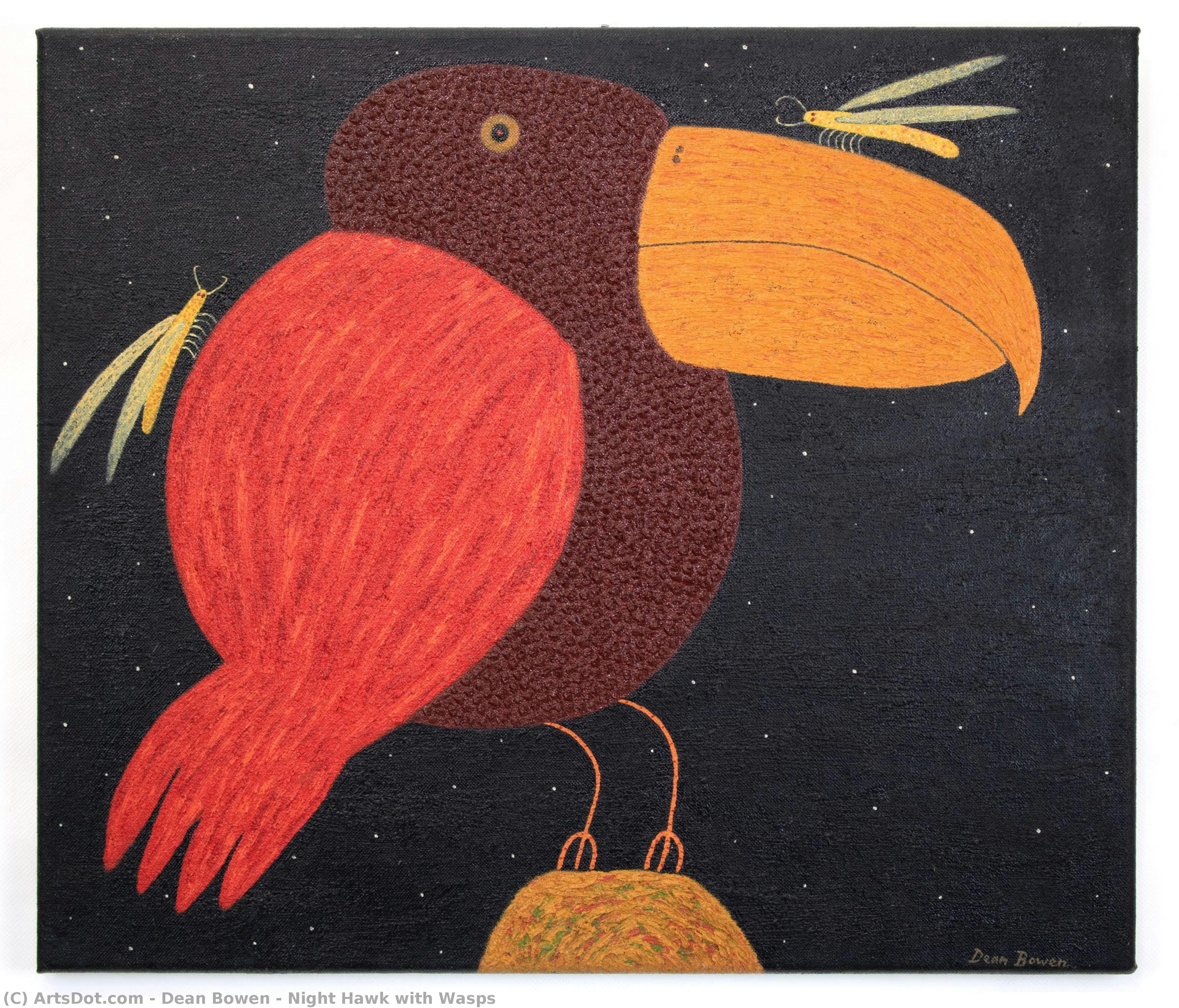 Night Hawk With Wasps — Dean Bowen