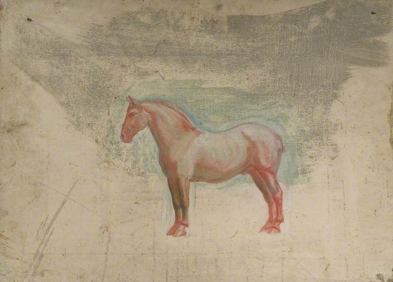 Study Of A Heavy Horse — Sir Alfred James Munnings