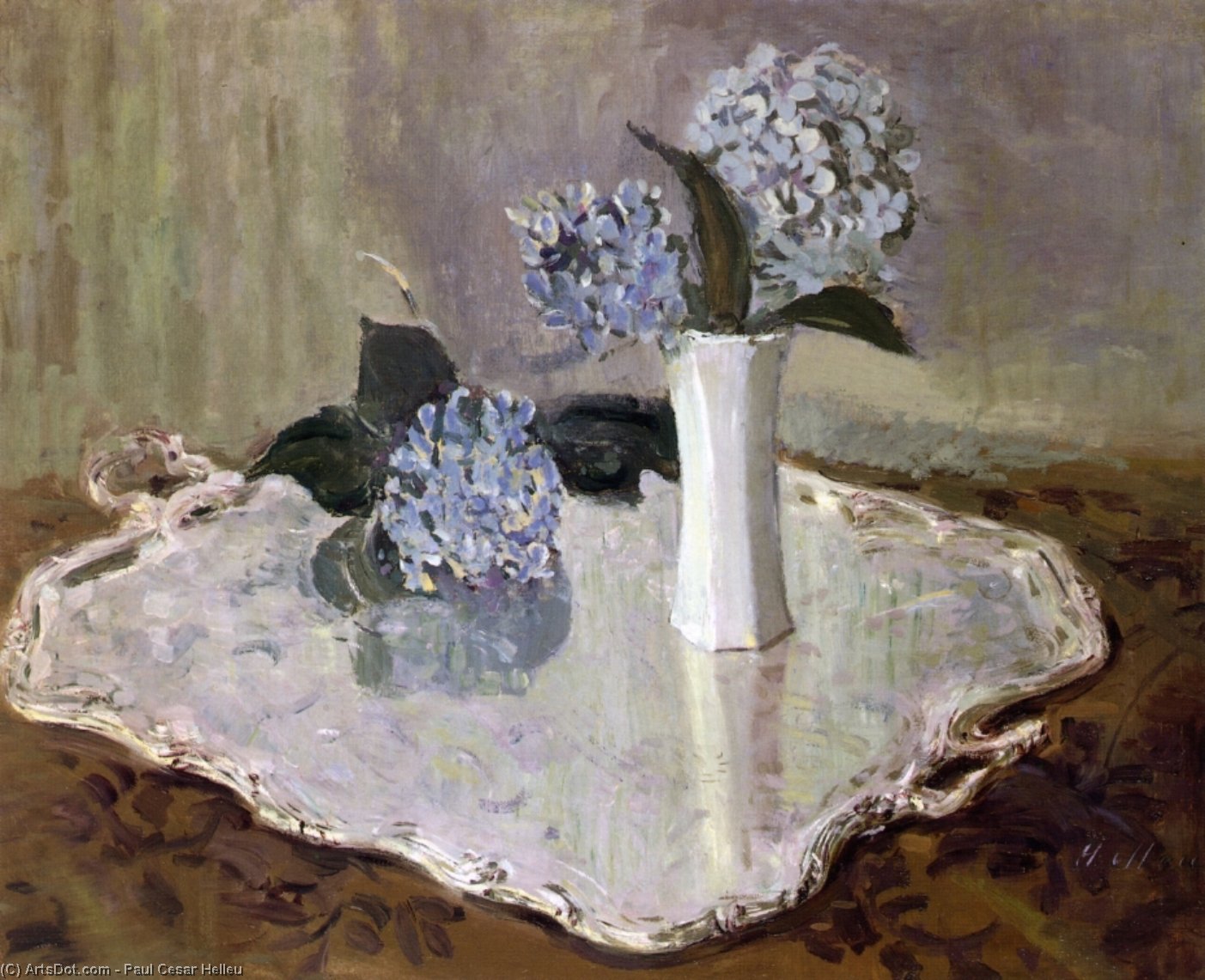 Still Life With Hydrangias — Paul César Helleu