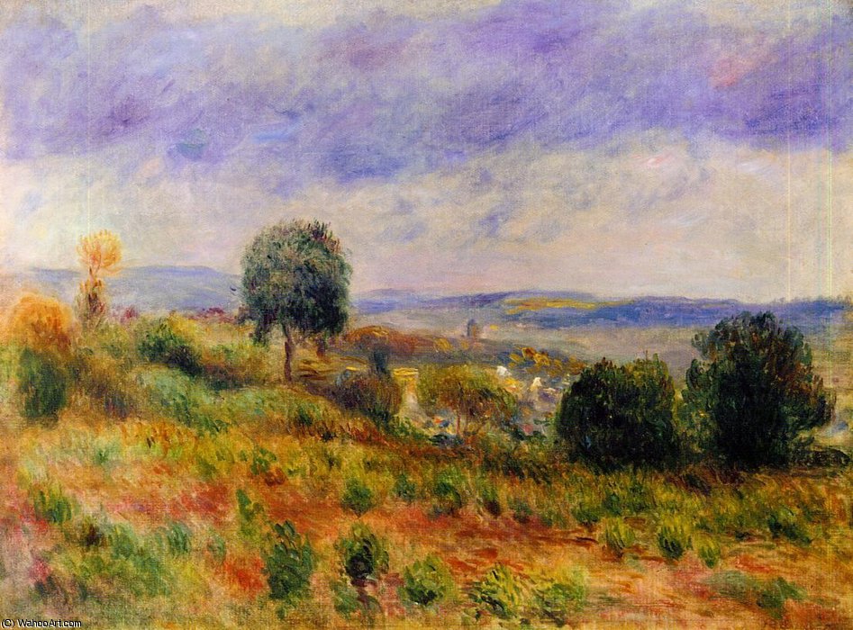 Landscape - Vuvers-sur-oise — Pierre-auguste Renoir