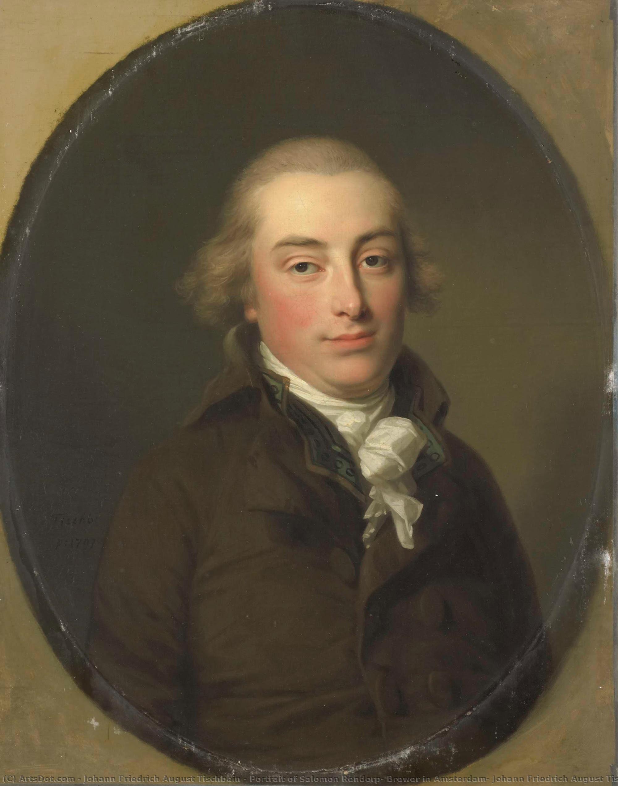 Portrait Of Salomon Rendorp, Brewer In Amsterdam, Johann Friedrich August Tischbein, 1793 — Johann Friedrich August Tischbein