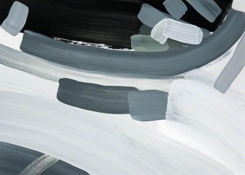 Tracks, Signs, Glimpse, Wolf (polyptych, Panel 1 Of 8) — Esther Tyson