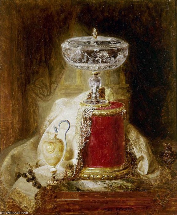 Still Life With Silver Artefacts — Blaise Alexandre Desgoffe