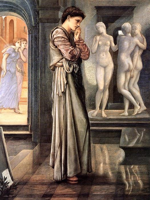 The Heart Desires, Pygmalion — Edward Coley Burne-jones
