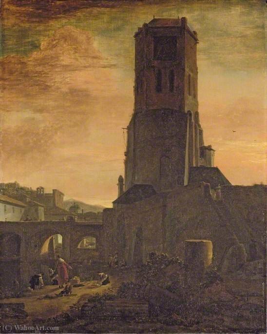 Washerwomen At The Foot Of The Torre Delle Milizie, Rome — Thomas Wyck