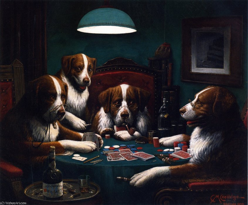 The Poker Game — Cassius Marcellus Coolidge