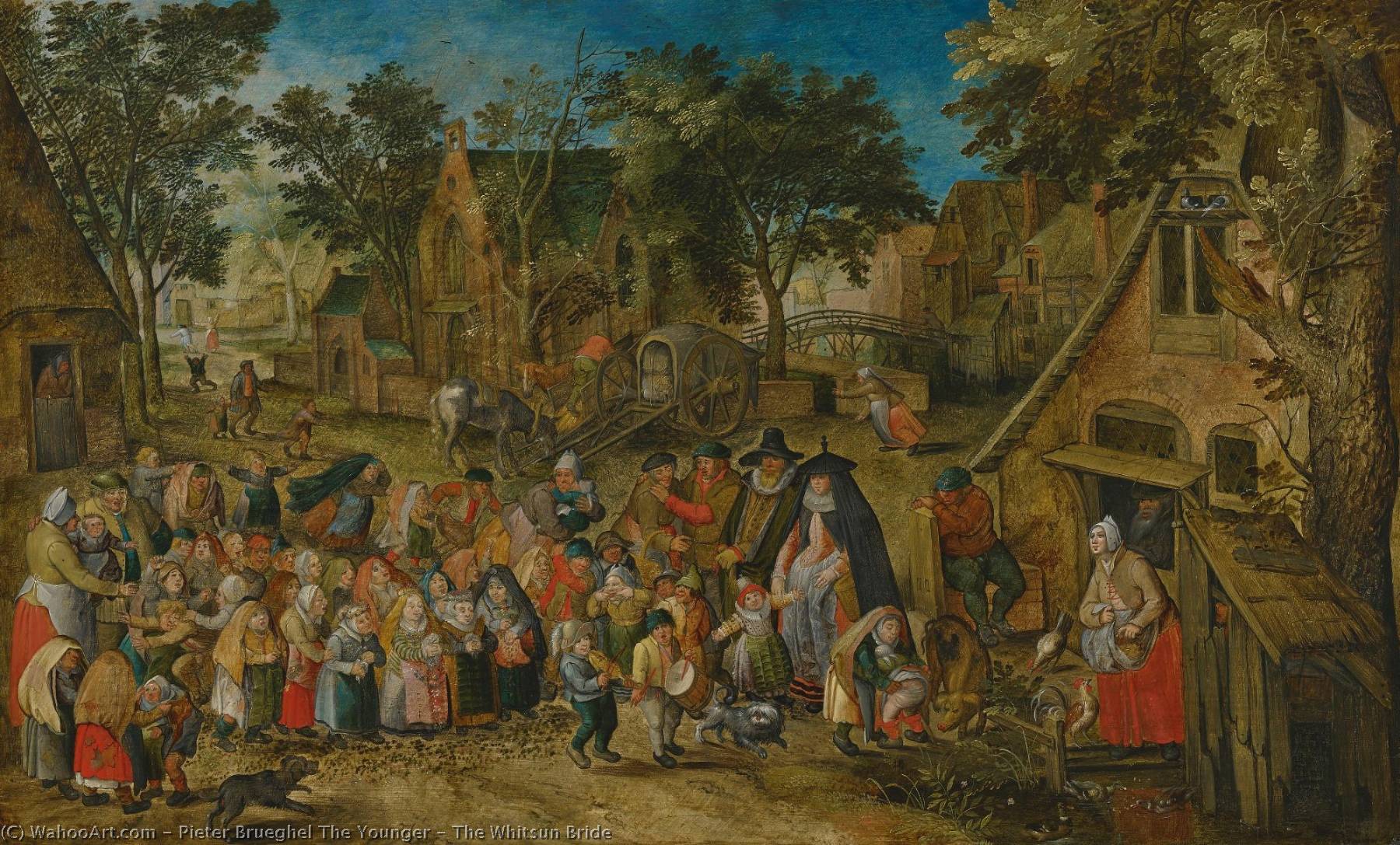 The Whitsun Bride — Pieter Brueghel The Younger