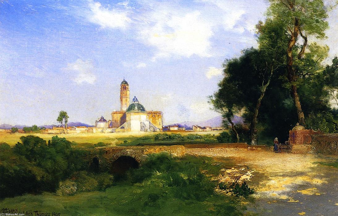 Church At Teoloyacan — Thomas Moran