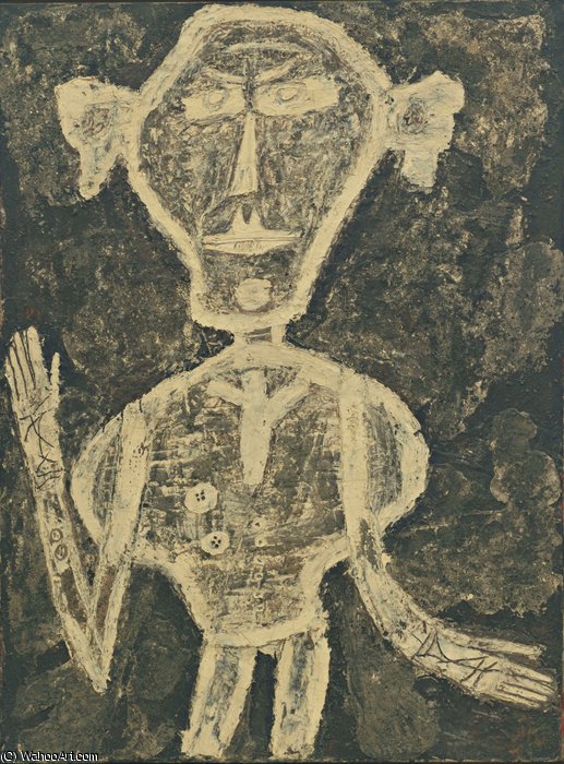 Portrait Of Henri Michaux — Jean Philippe Arthur Dubuffet