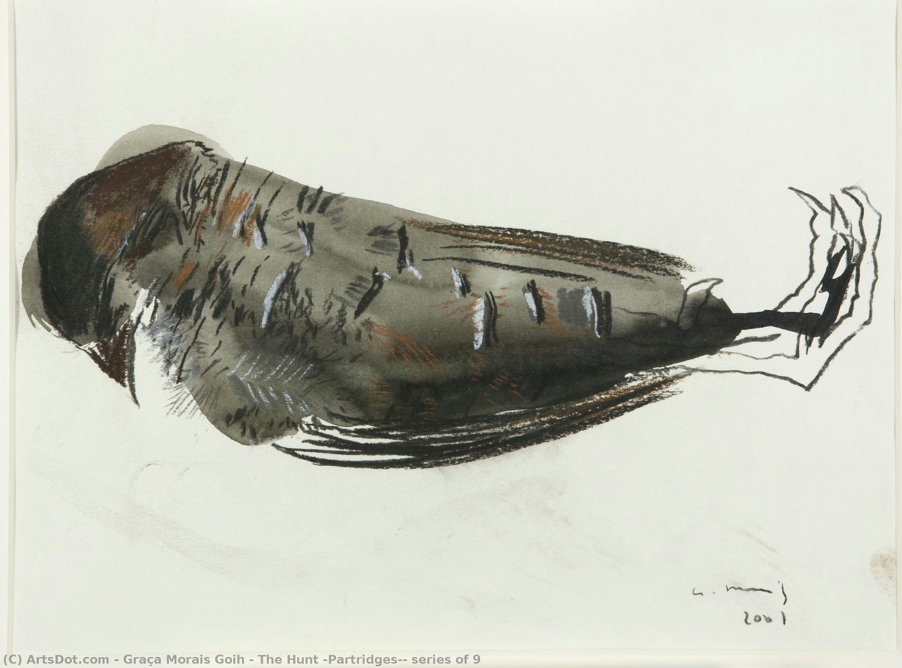 The Hunt (partridges), Series Of 9 — Graça Morais