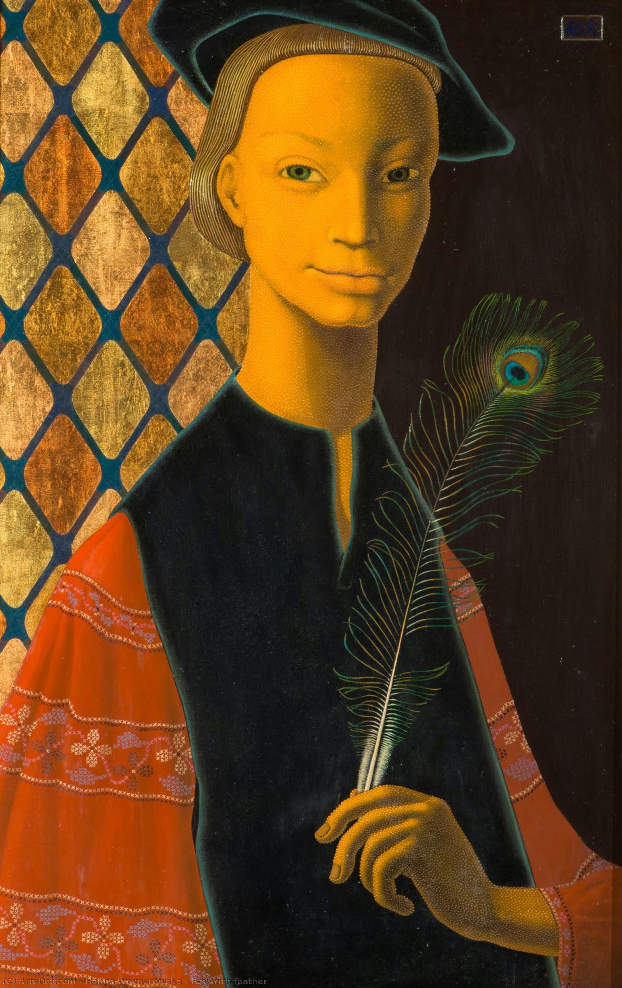 Boy With Feather — Hanna Weynerowska