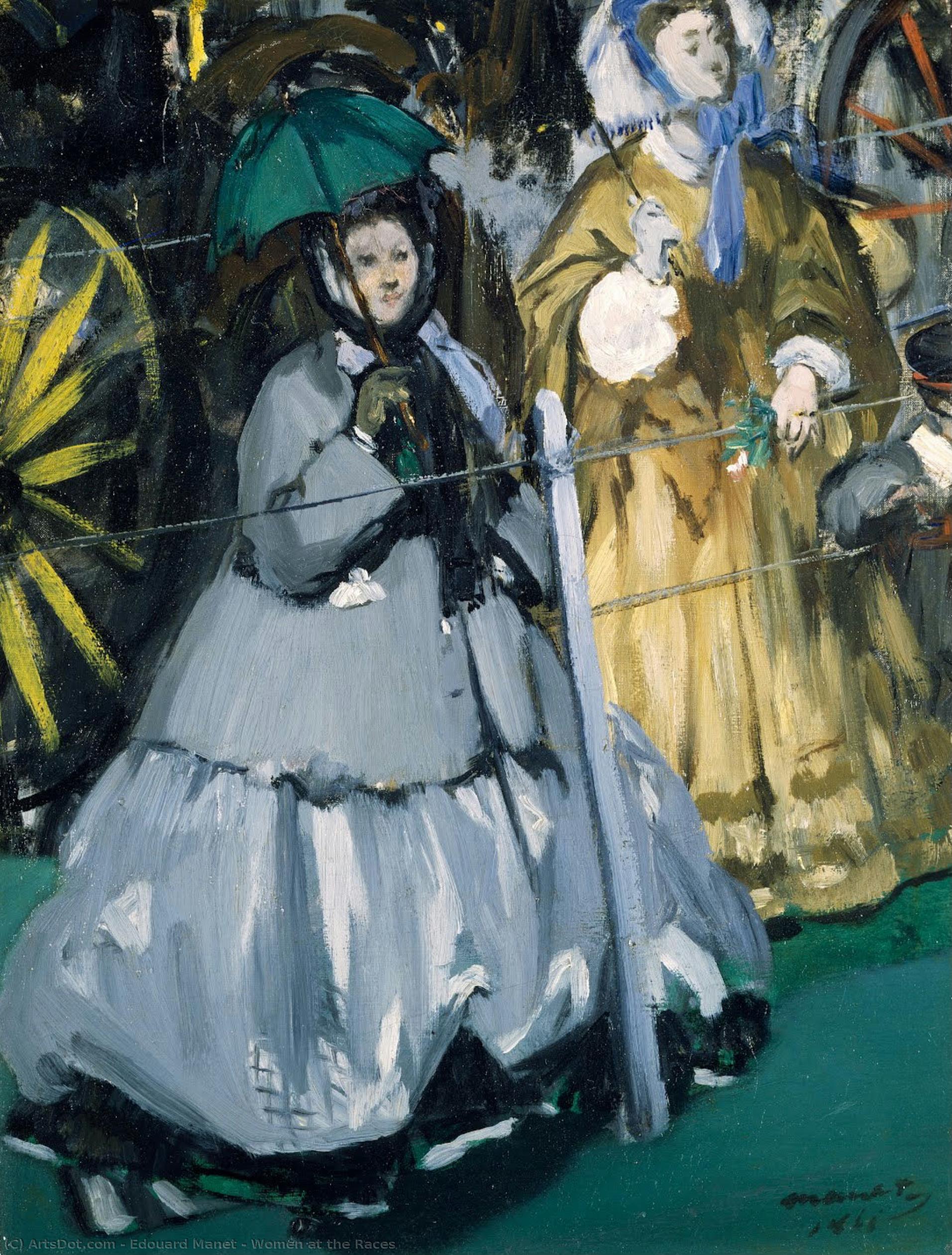Frauen Auf Der Rennbahn — Édouard Manet