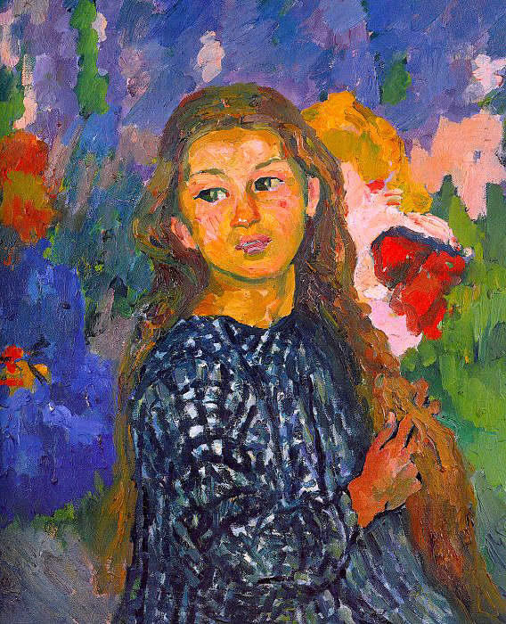 Portrait Of Ottilia Giacometti — Giovanni Giacometti
