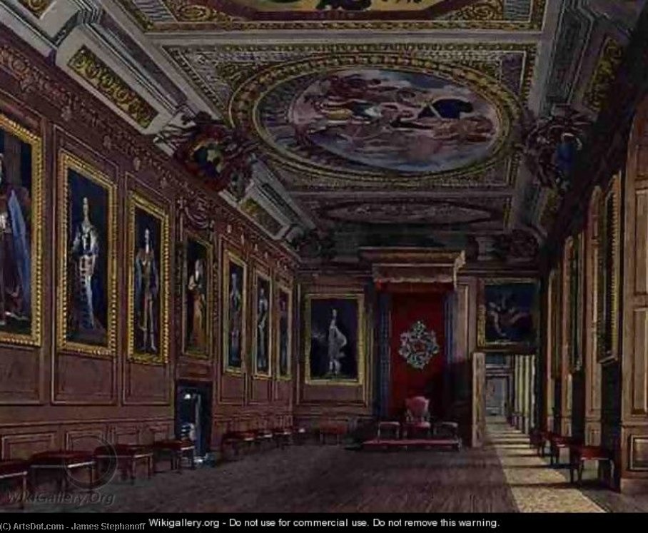 The King's Presence Chamber, Windsor Castle — James Stephanoff