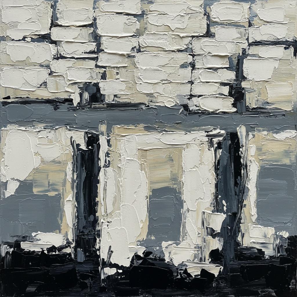 Monolithic Shadows In Obsidian And Slate: A Singular Study Of Architectural Weight — Laurent Fabre
