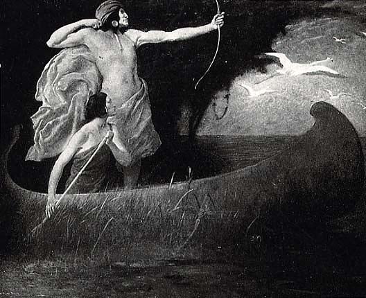 At Dawn, (painting) — George De Forest Brush