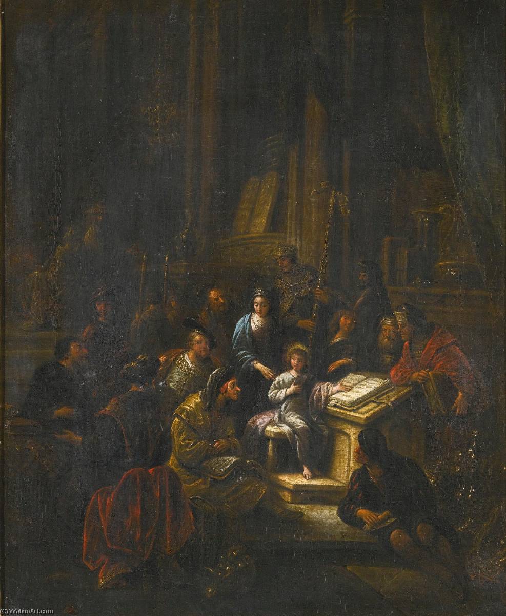Christ Disputing With The Doctors In The Temple — Jacob Willemsz De Wet