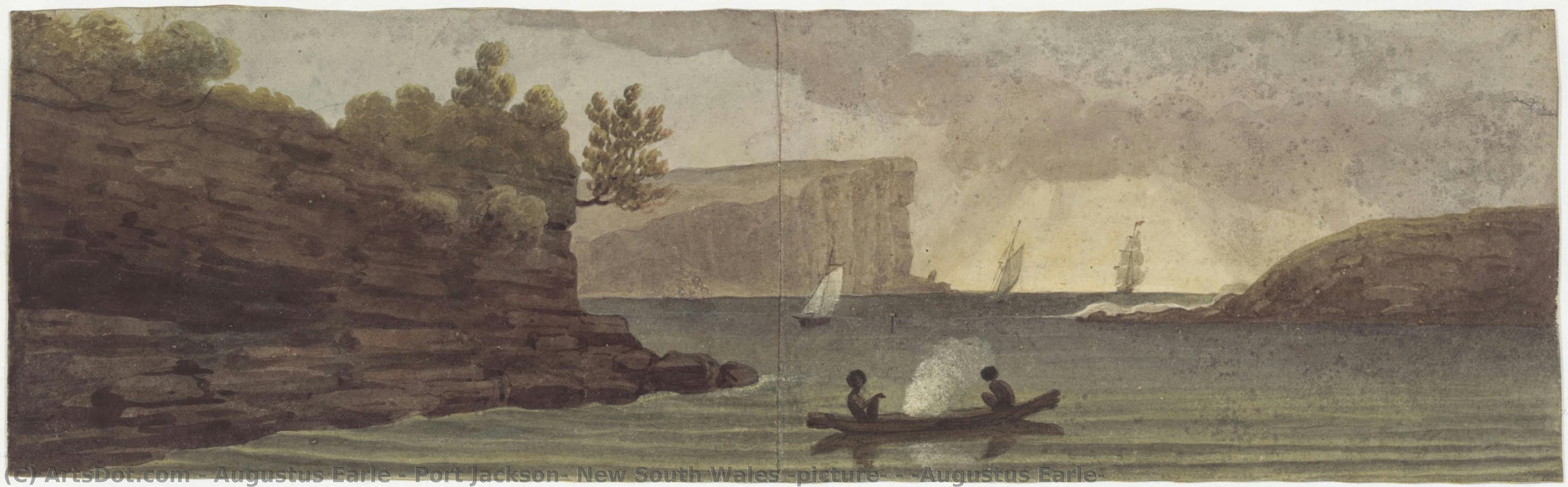 Port Jackson, New South Wales [picture] / [augustus Earle] — Augusto Earle