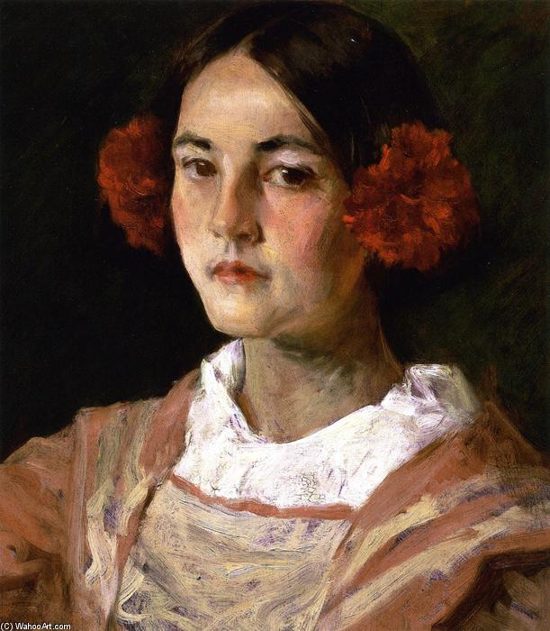 Portrait Of The Artist's Daughter, Alice (also Known As Gitana) — William Merritt Chase