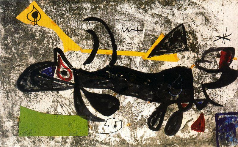 Maqueta Per A La Sèrie Els Gossos 4 — Joan Miró