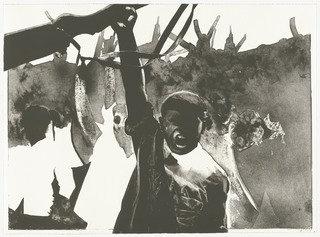 Los Revolucionarios (the Revolutionaries) From Violence (la Violencia) — Rafael Canogar