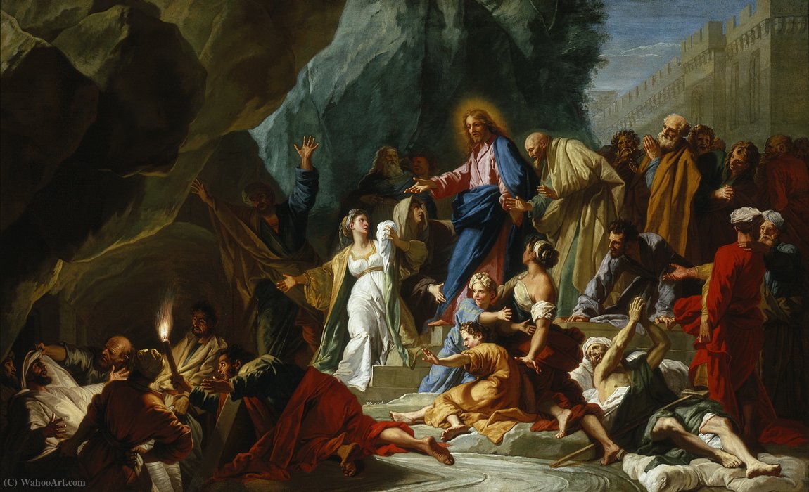 The Raising Of Lazarus — Jean Baptiste Jouvenet