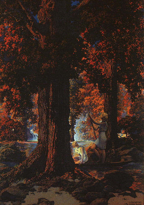 Golden Hours — Maxfield Parrish
