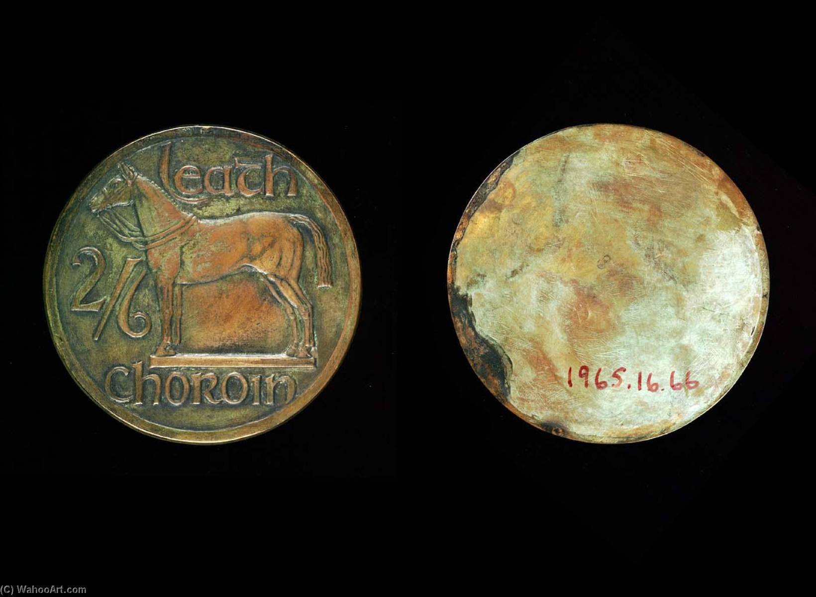 Irish Free State Coinage Design 2 6 Leath Choroin — Paul Manship