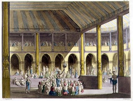 Brahmins Singing Praises To The God Rama — Alessandro Sanquirico