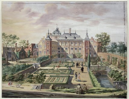 An Imaginary View Of 'het Tolhuis' On The River — Jacob Van Der Ulft