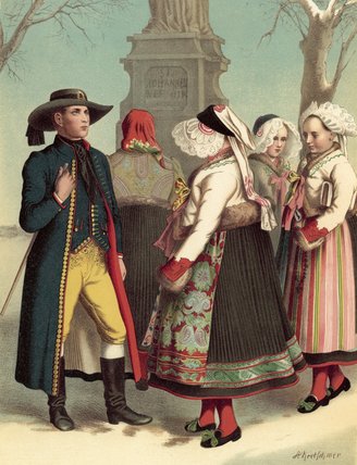German Costume Bohmen Kreis Pilsen — アルベルト・クレッチマー