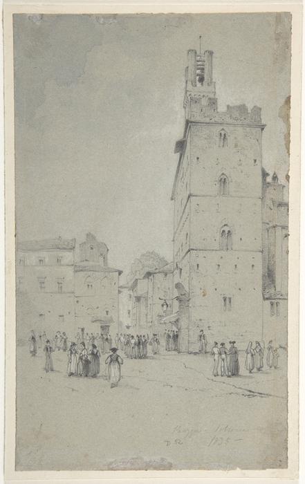 The Palazzo Dei Priori, Volterra — David Roberts