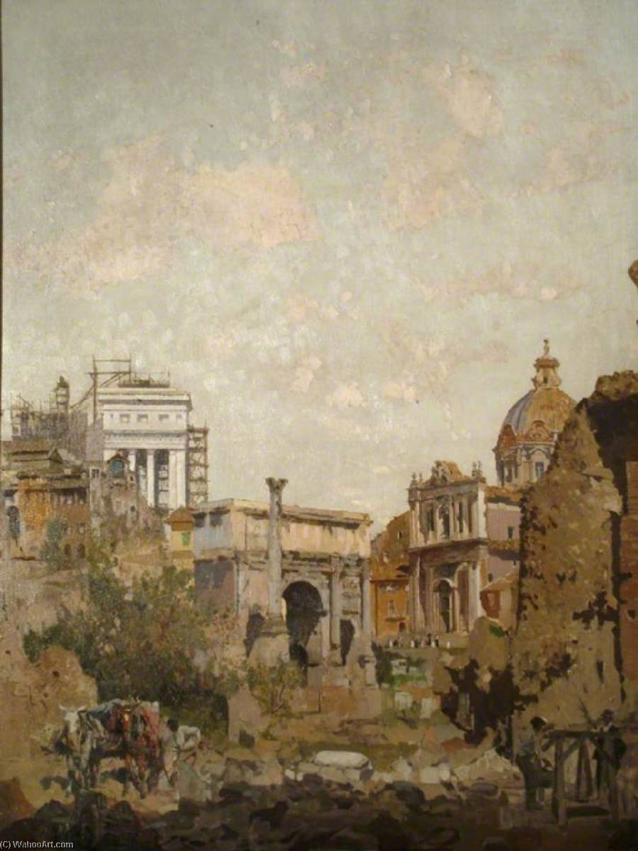 The Forum With The Arch Of Constantine, Rome — James Kerr Lawson