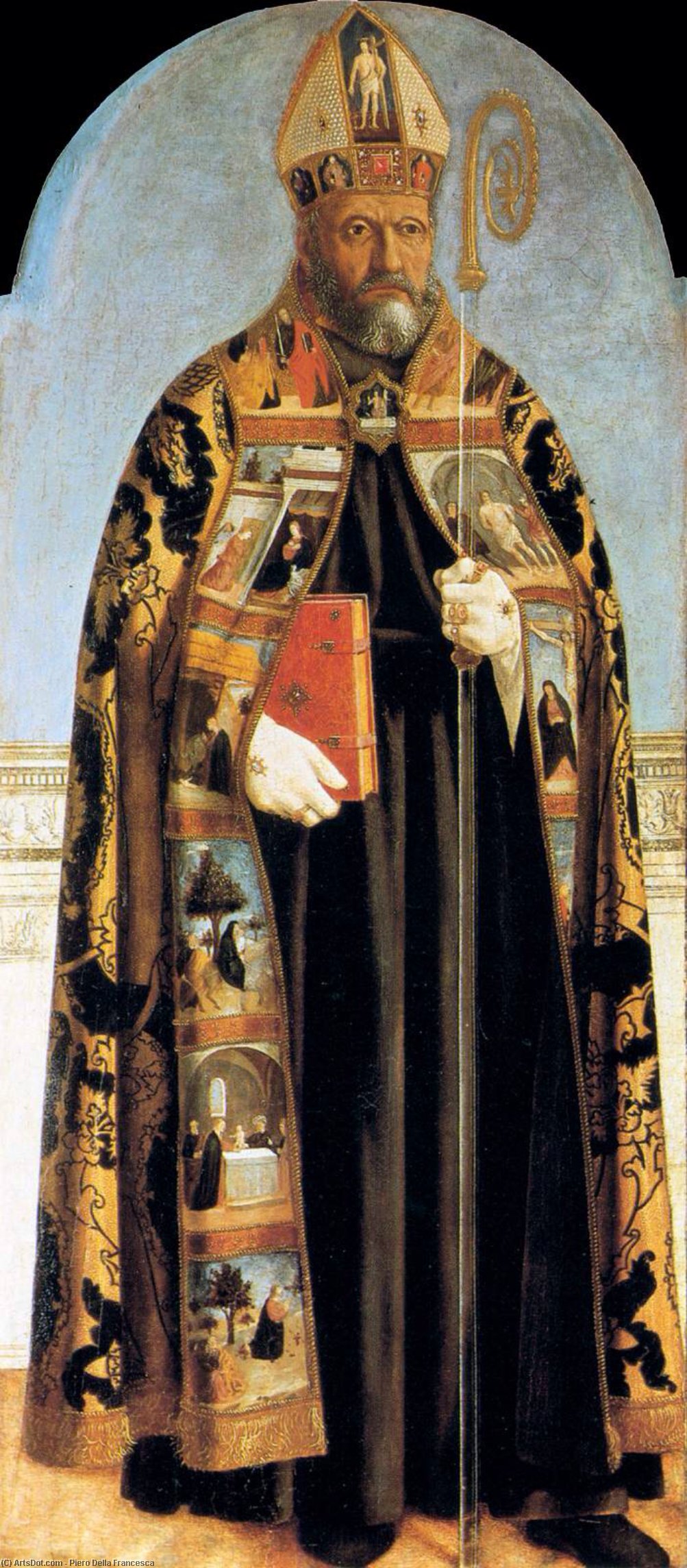 Polyptych Of St Augustine: St Augustine — Пьеро Делла Франческа