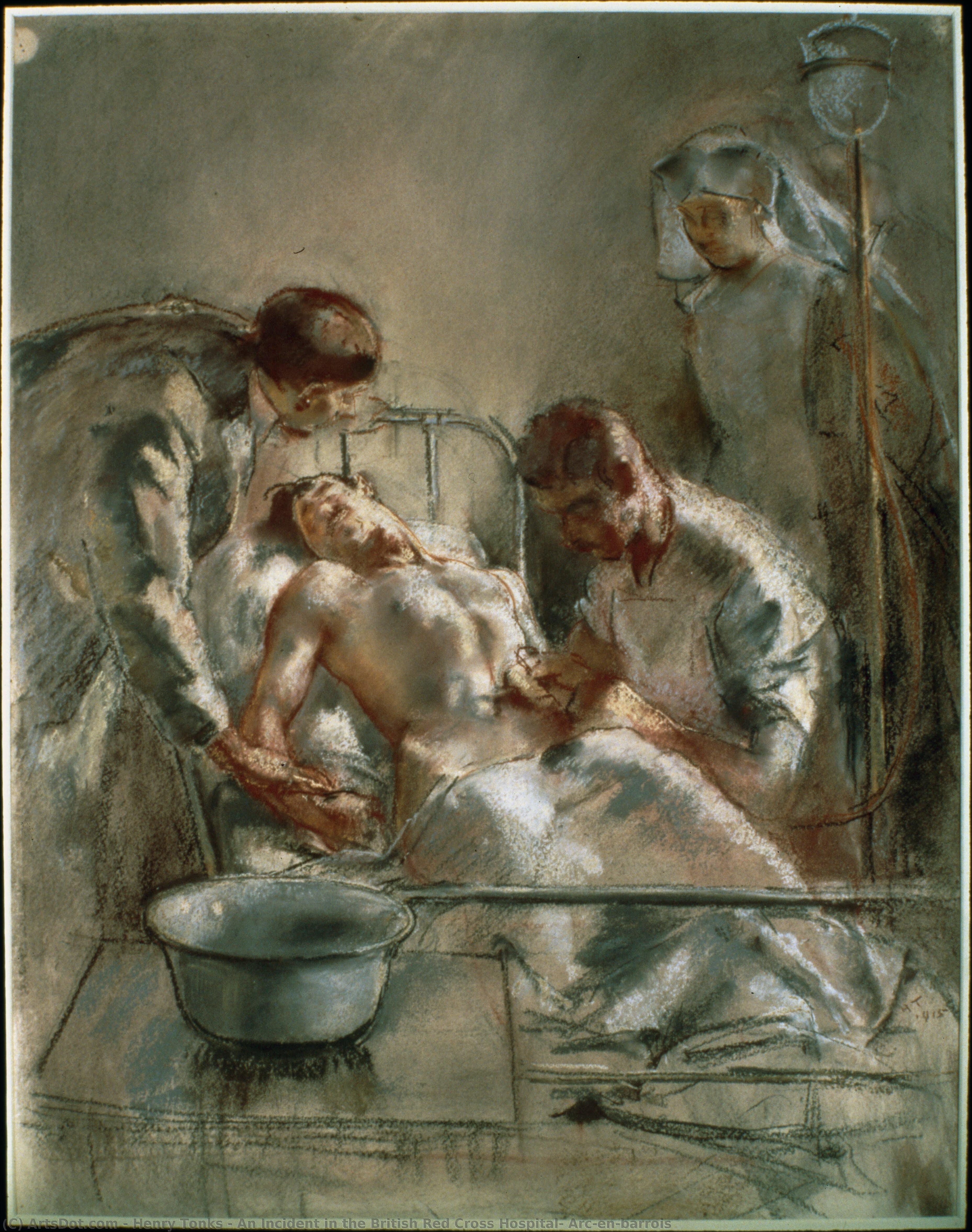 An Incident In The British Red Cross Hospital, Arc-en-barrois — Henri Tonks