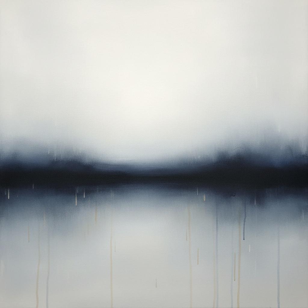Ethereal Horizon: A Meditative Study Of Midnight Shadows And Silent Fluidity — Laurent Roche