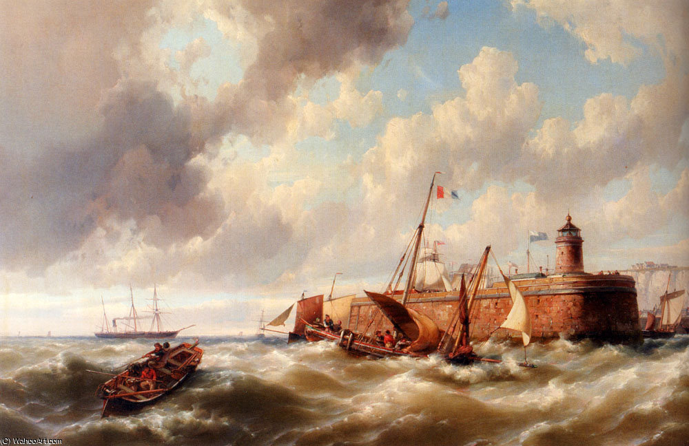 Jr Almost Safe In Port — Johannes Hermanus Koekkoek