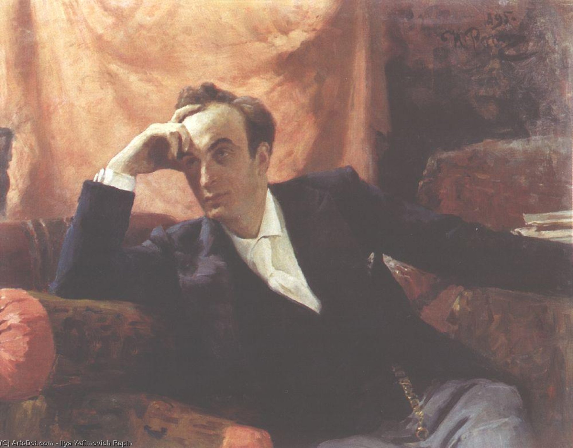 Portrait Of Actor And Dramatist Grigory Grigorievich Ghe — Ilja Jewgenjewitsch Repin
