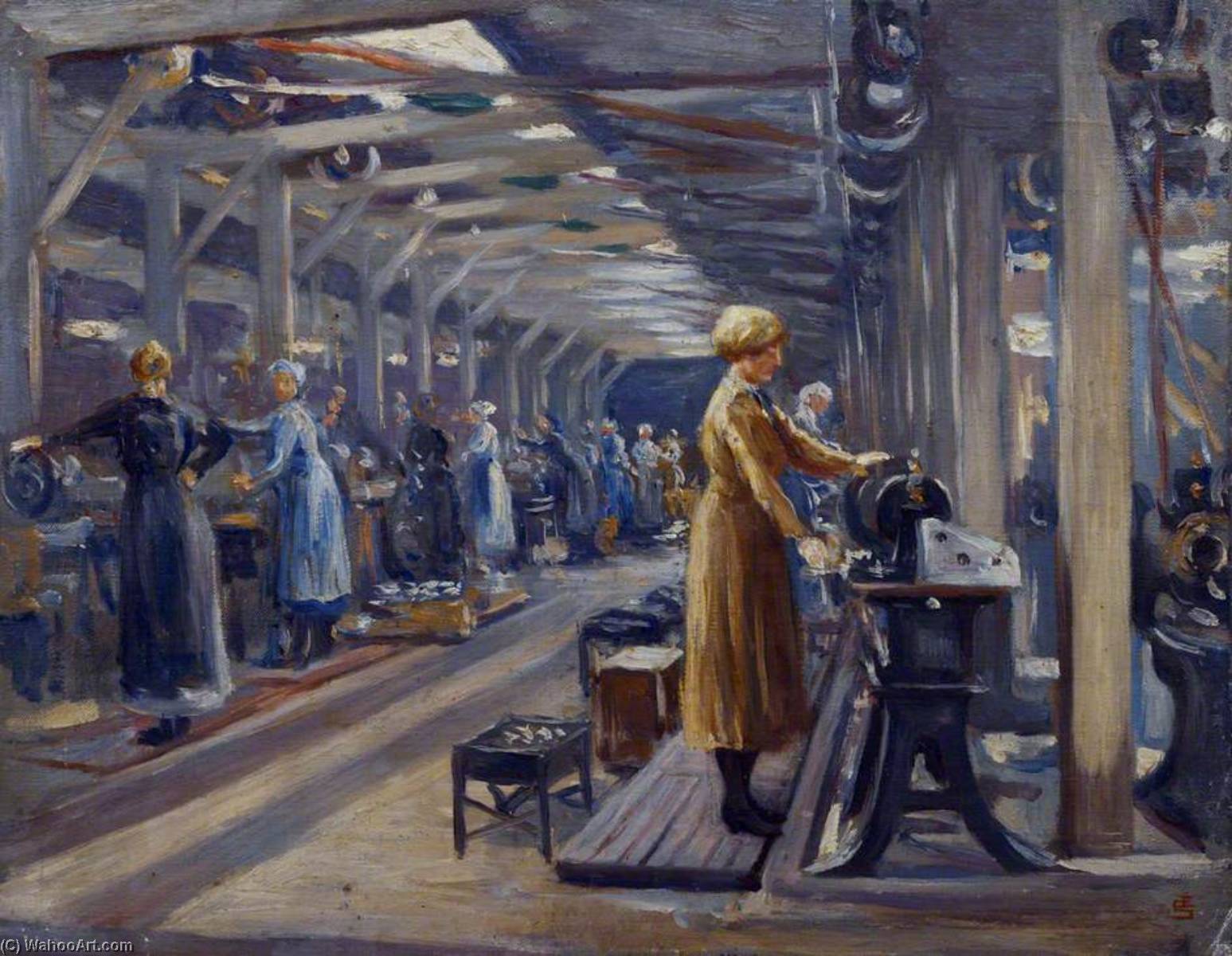 Women At Work The Belgian Steel Factory, Goldhawk Road, W12 — Edgar Seligman