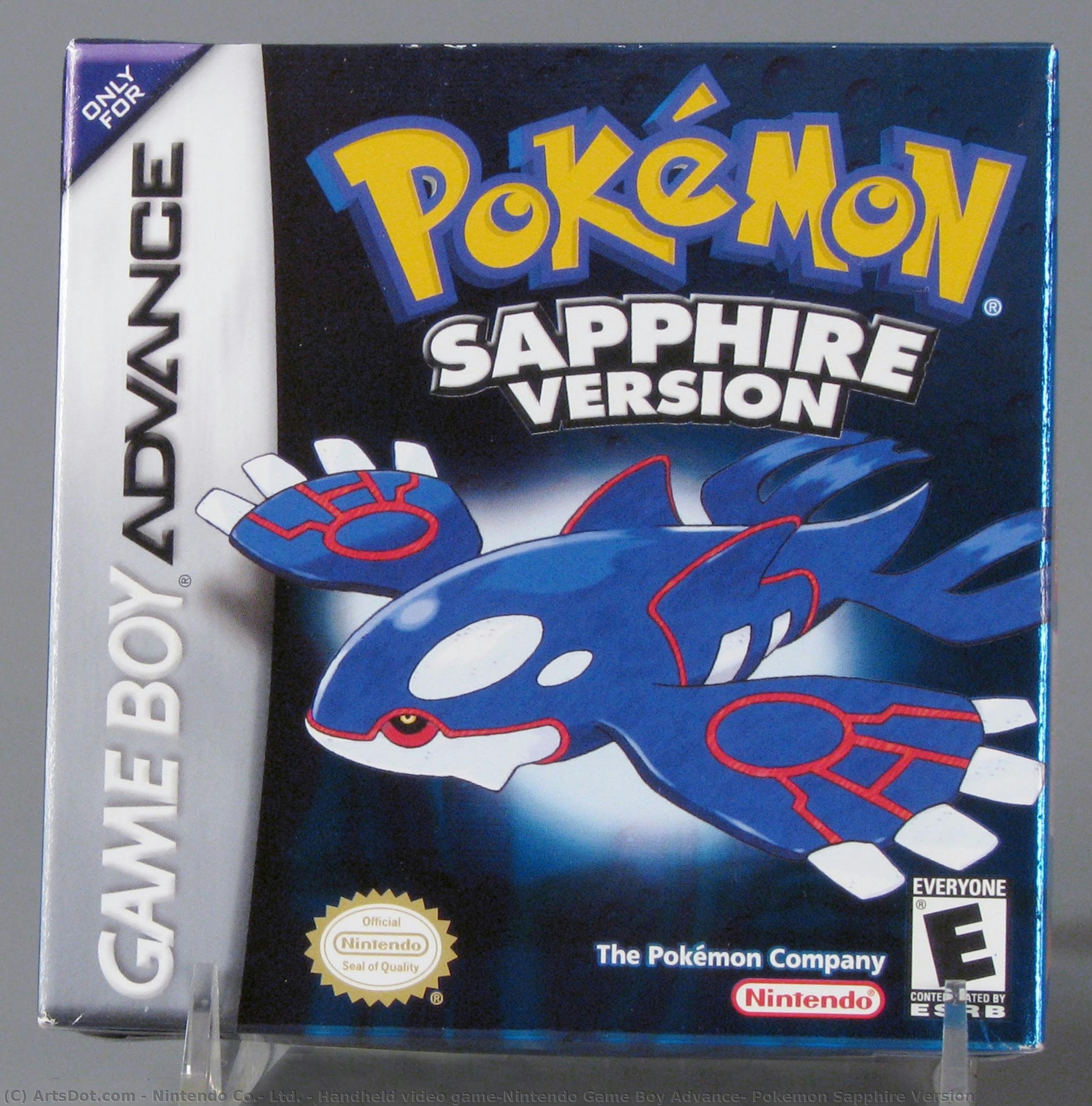 Handheld Video Game:nintendo Game Boy Advance; Pokemon Sapphire Version — Nintendo Co., Ltd.