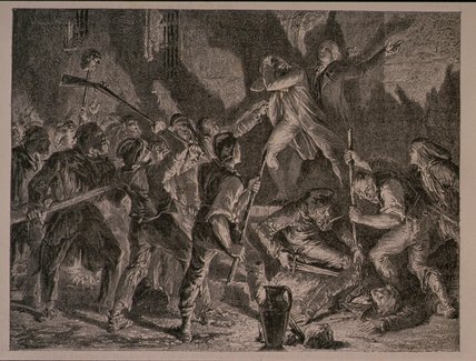 The Massacre In The Prisons In September — Hippolyte De La Charlerie