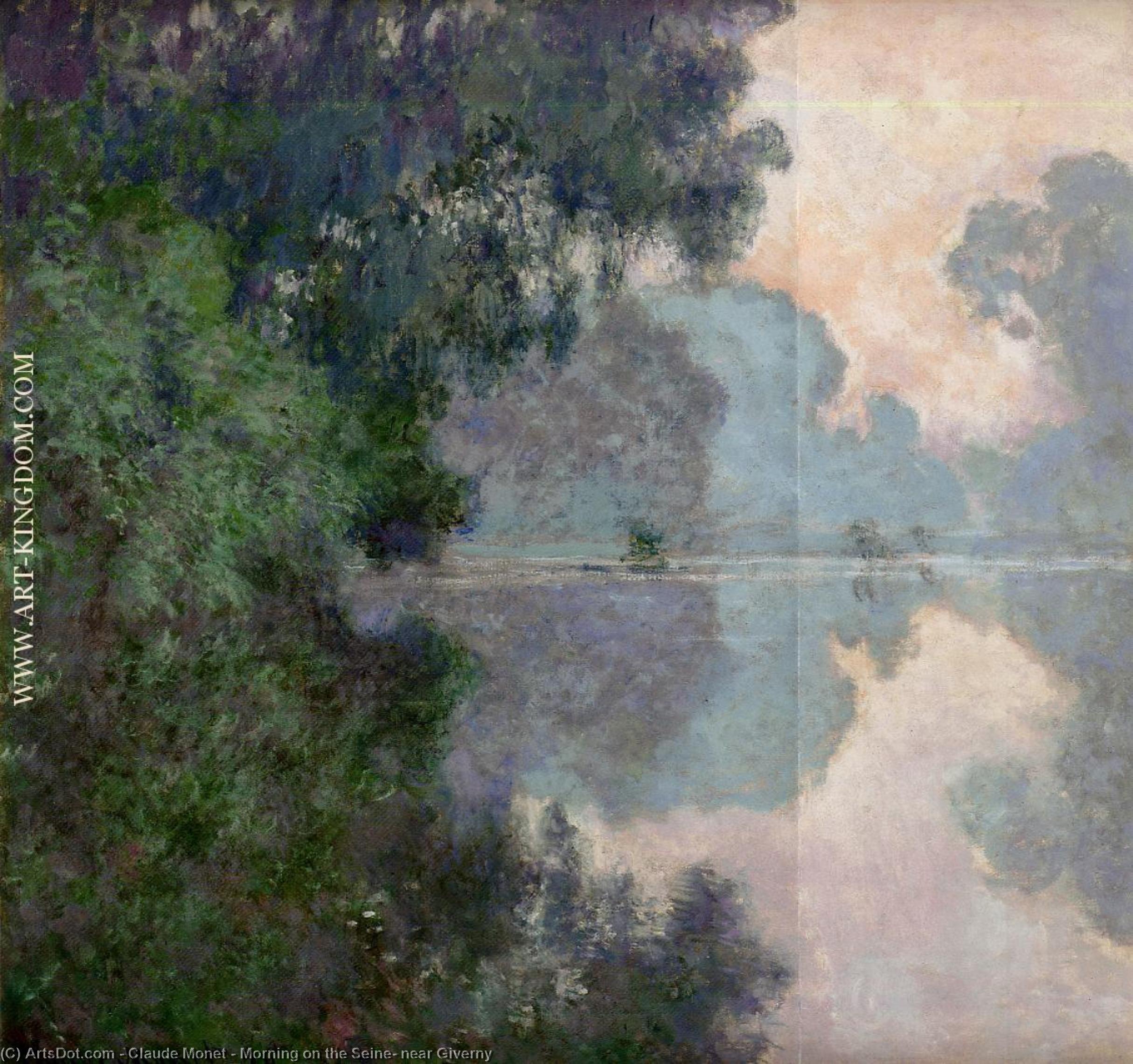 Morgen Auf Der Seine, Nähe Giverny — Claude Monet