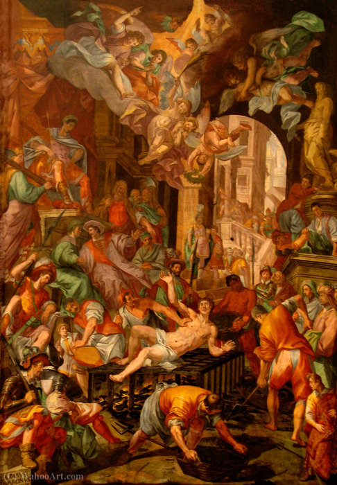 Tavarone Martyrdom Of San Lorenzo — Luca Cambiaso