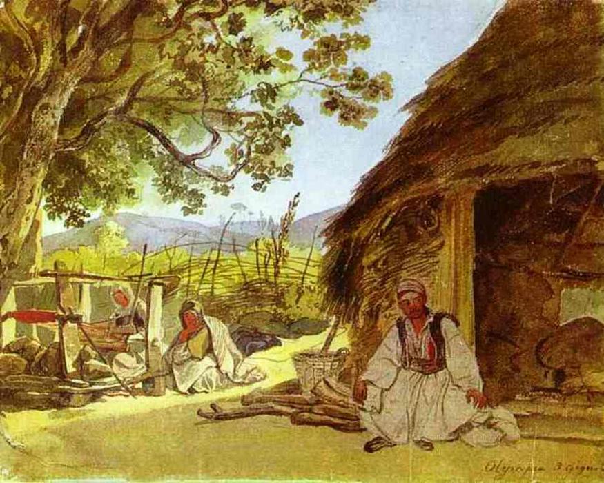 Greek Morning In Myraca — Karl Brjullow