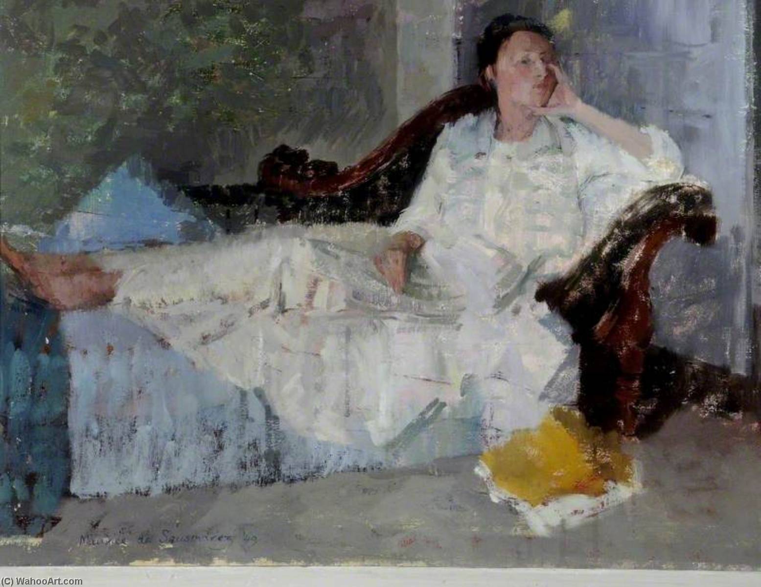 Kate Reclining (recto) — Lionel Maurice De Sausmarez