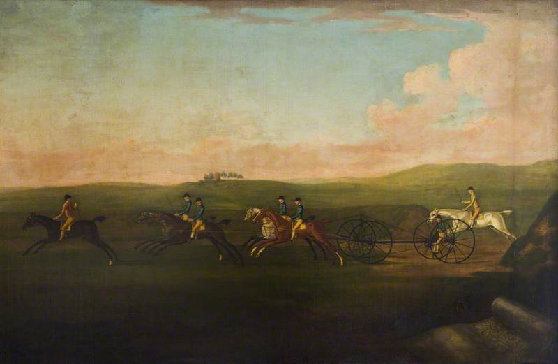 The Great Chaise Match, Newmarket — James Seymour