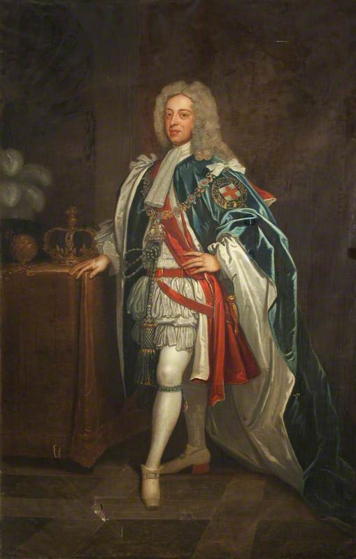 George Ii (1683–1760) (copy After Godfrey Kneller) — Hamlet Winstanley